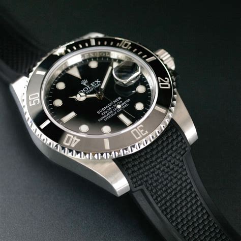 which rolex comes with rubber strap|Rolex rubber strap for sale.